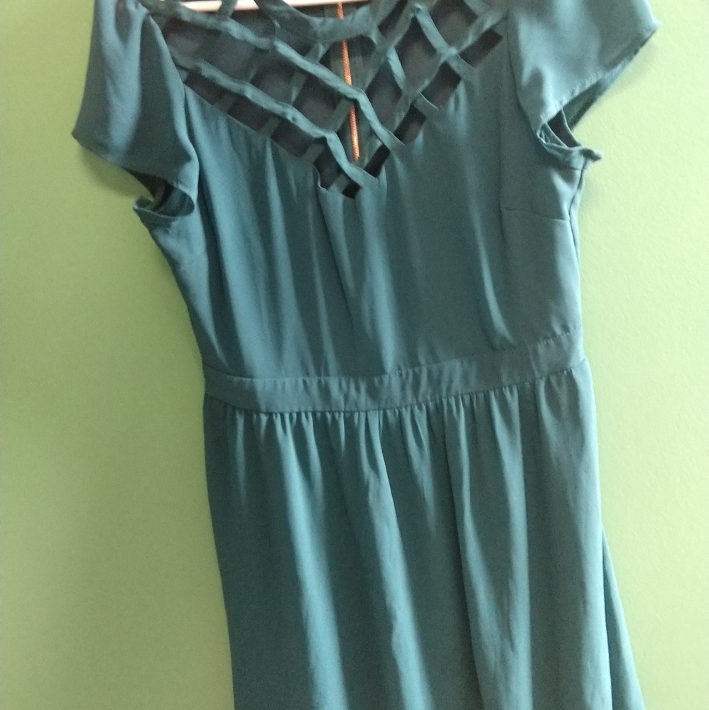 Xhilaration teal dress